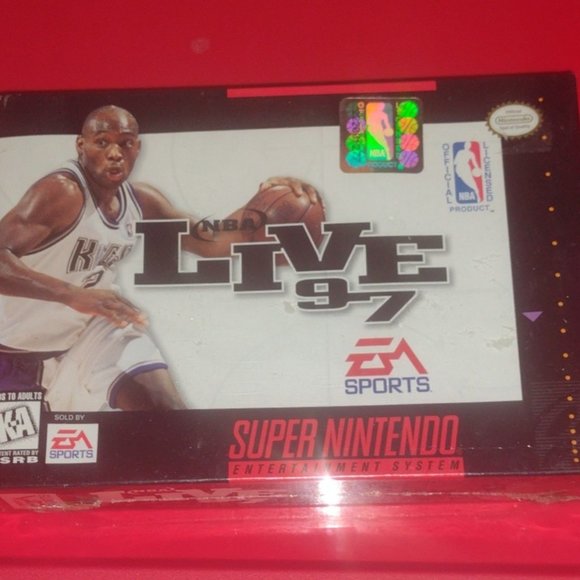NBA LIVE 97 SNES SEALED BY ORIGINAL MANUFACTURER - Picture 1 of 6